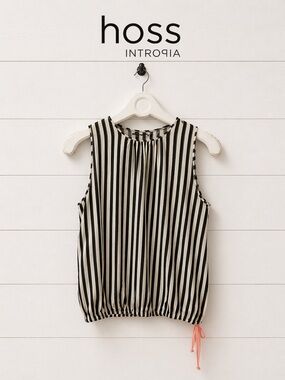 Hoss Intropia striped sleeveless top - size S🖤